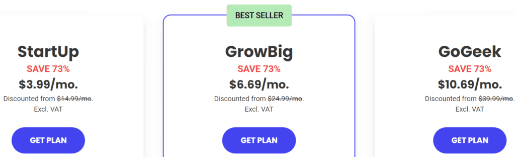 SiteGround Hosting Plans