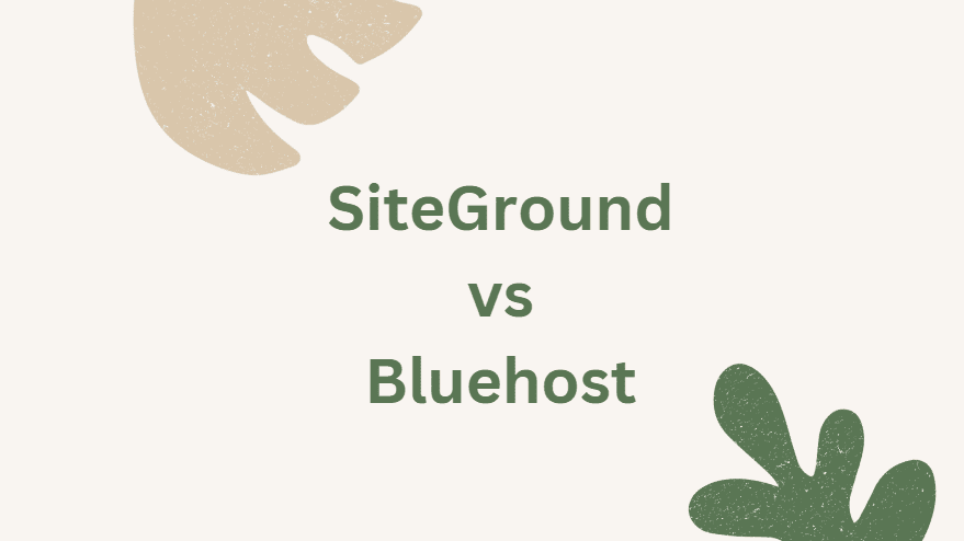 SiteGround vs Bluehost Hosting Comparison